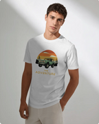 Adventure Sunset Van Graphic T-shirt