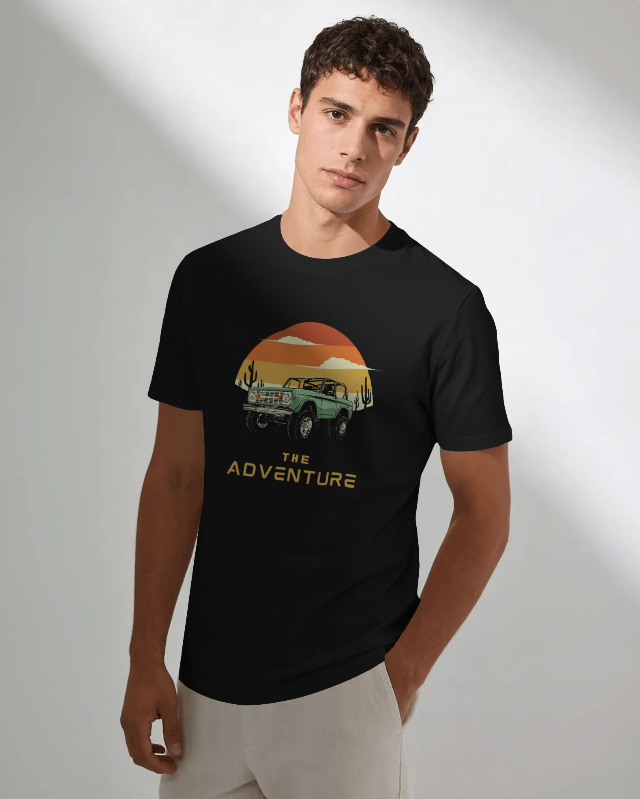 Adventure Sunset Van Graphic T-shirt