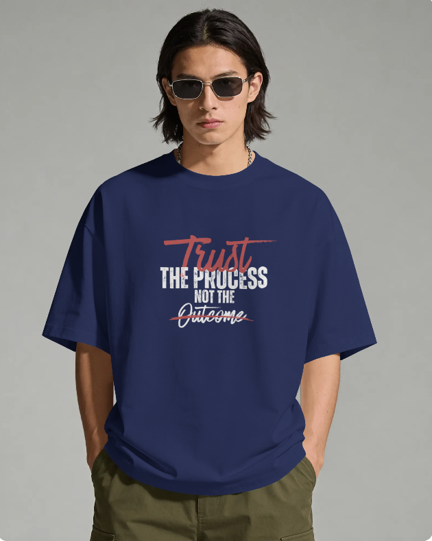 Red and White Bold Grunge Typography T-shirt Design