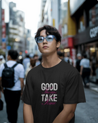 Black White and Pink Typographic Motivational T Shirt