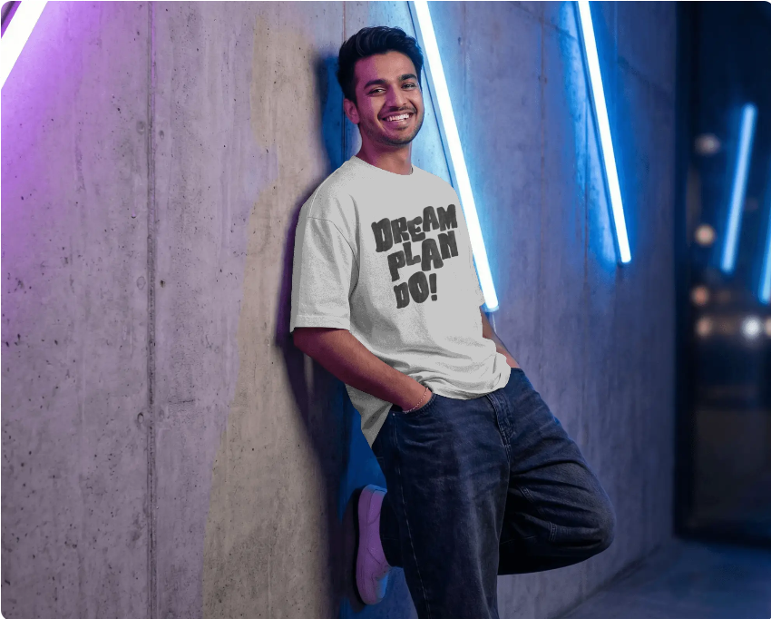 Black Brush Style Inspirational Quote T Shirt