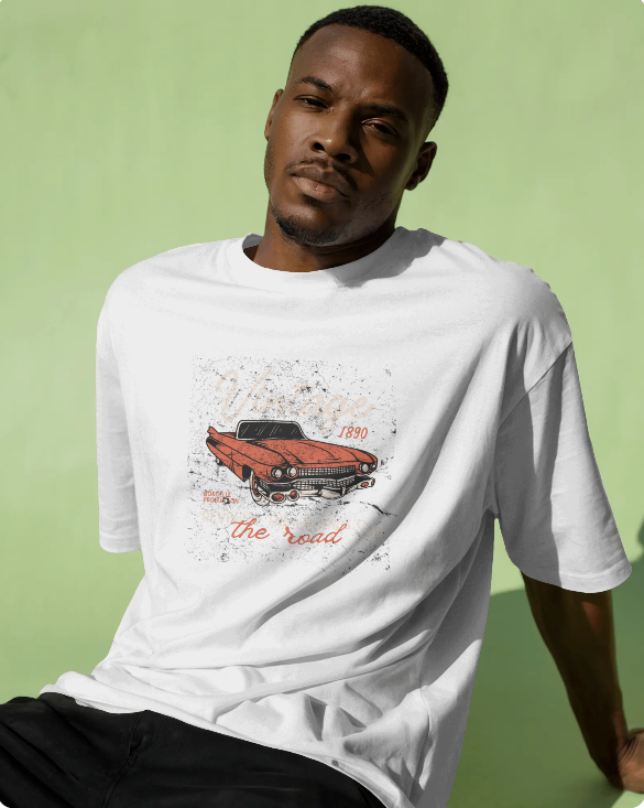 Black Orange Simple Minimalist The Adventure T-Shirt