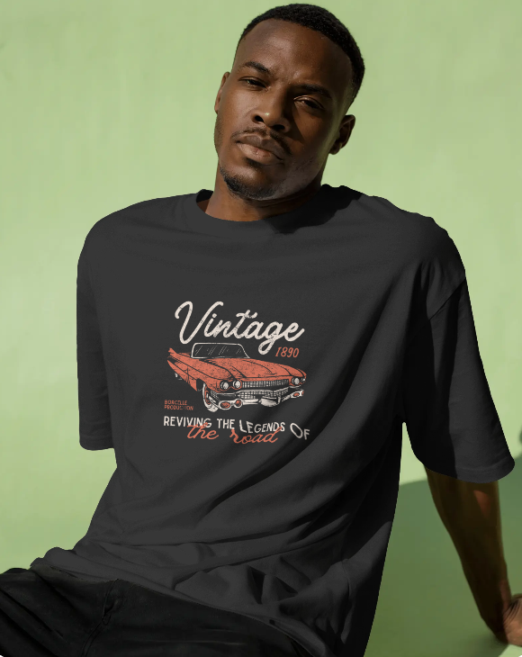 Black Orange Simple Minimalist The Adventure T-Shirt
