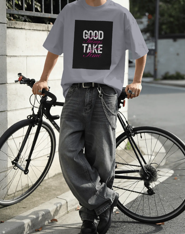 Black White And Pink Typographic Motivational T-Shirt