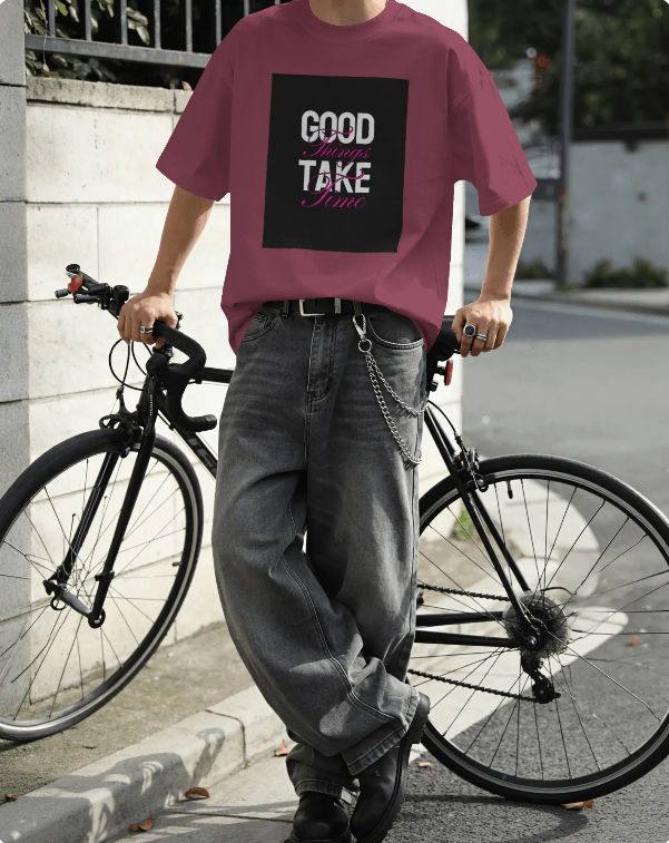 Black White And Pink Typographic Motivational T-Shirt