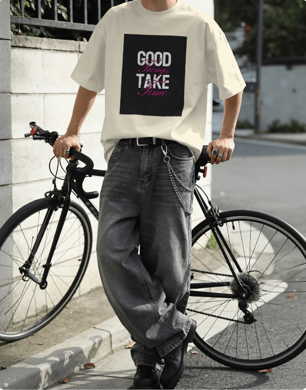 Black White And Pink Typographic Motivational T-Shirt